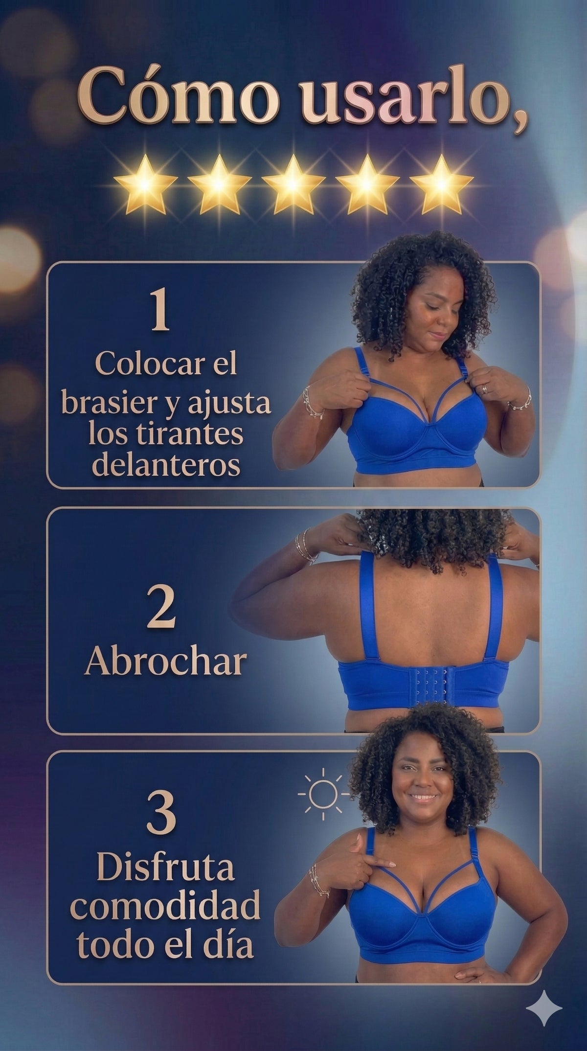 Brasier 360° que levanta, moldea y elimina los rollitos sin dolor