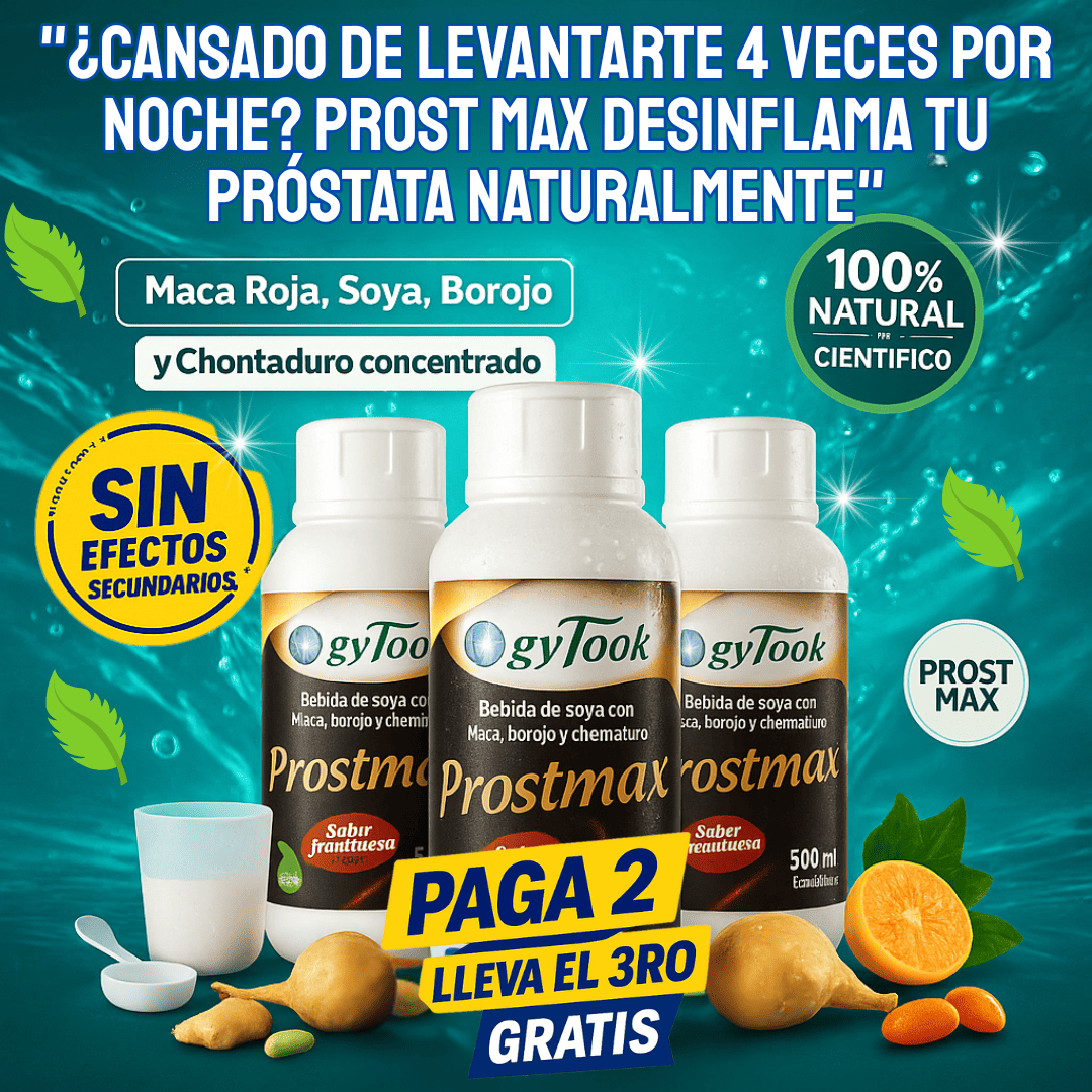 "PROST MAX | Apoya tu funcionamiento prostático