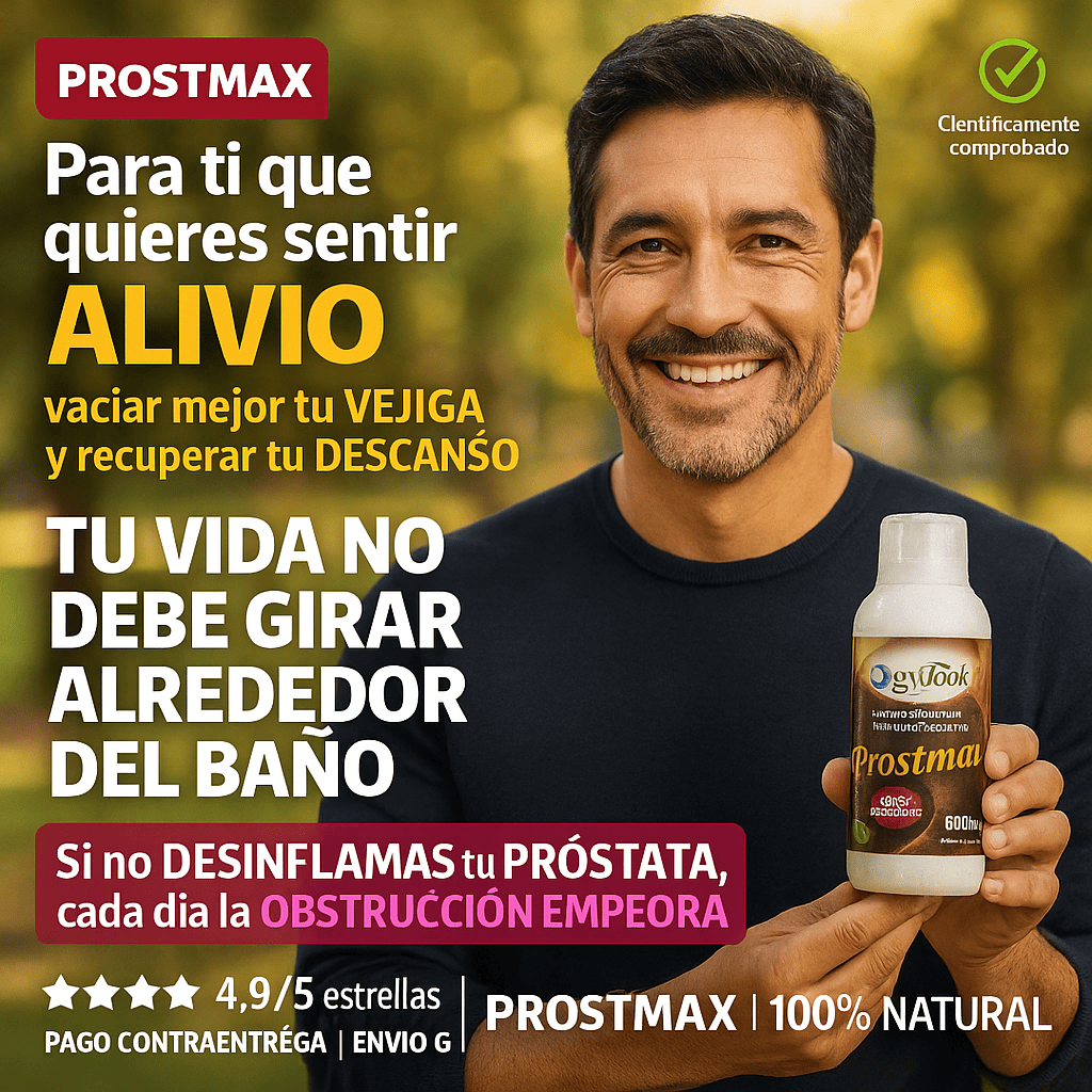 "PROST MAX | Apoya tu funcionamiento prostático